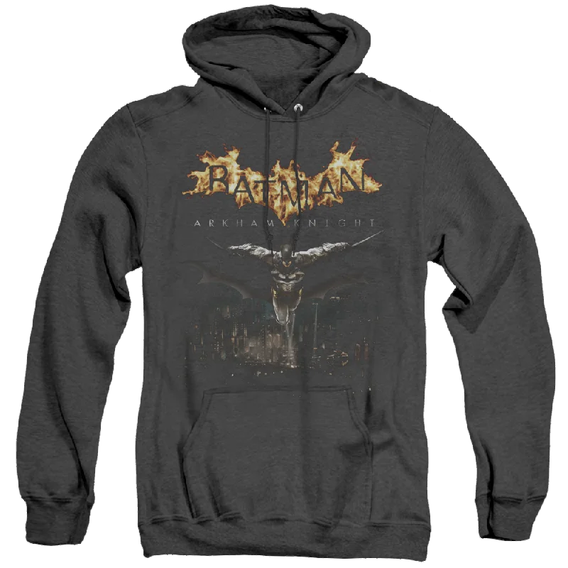 Batman Arkham Knight City Watch - Heather Pullover Hoodie Long Sleeve Pullover