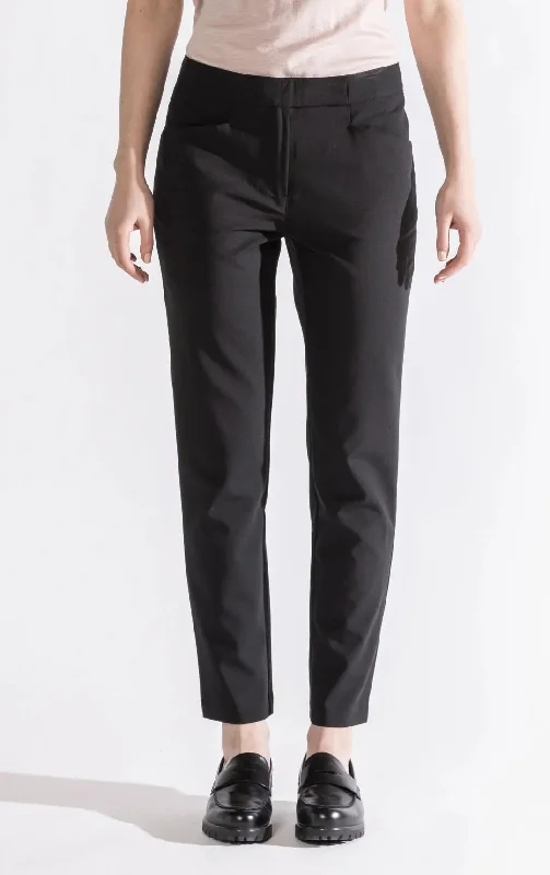 LIGHTWEIGHT WOOL BLEND SLIM LEG TROUSER Trousers Favorite Customer