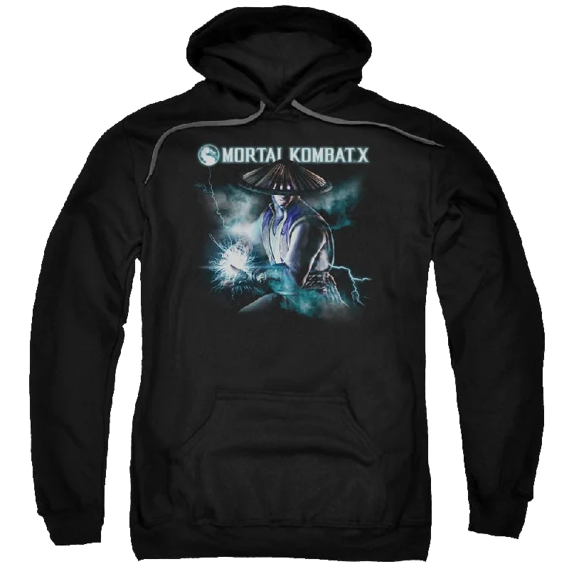 Mortal Kombat Raiden Pullover Hoodie Bell Sleeve Stylish