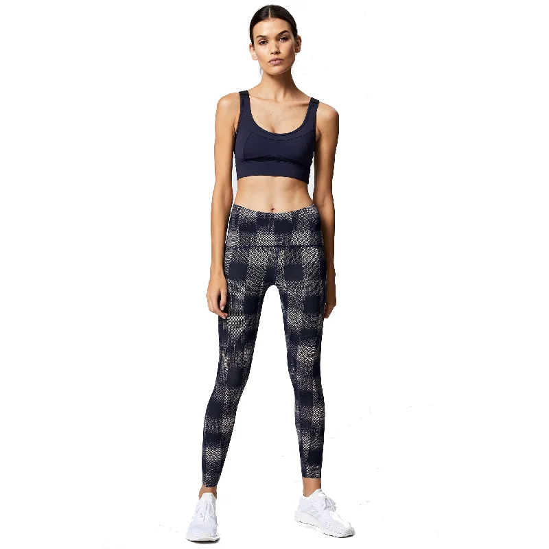 Varley Meadow Mid Rise 7/8 Womens Leggings Trendy Mesh Leggings