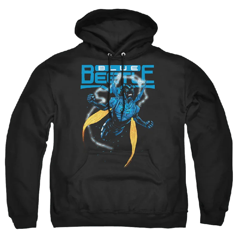 Justice League Blue Beetle Pullover Hoodie Shawl Collar Sweater