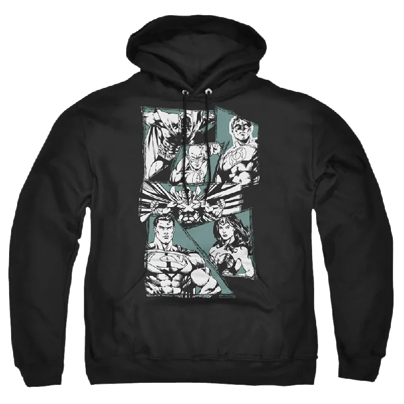 Justice League A Mighty League Pullover Hoodie Puff Sleeve Stylish