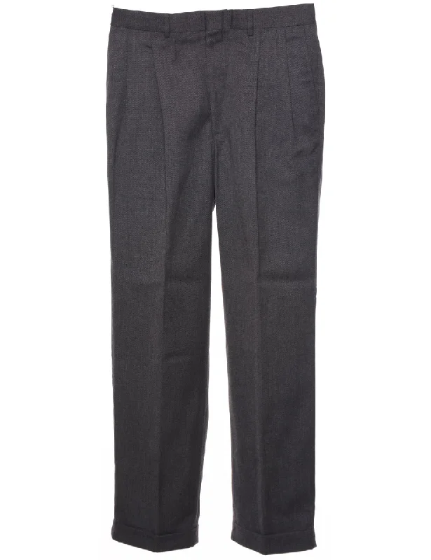 Dark Grey Trousers - W34 L32 Trousers Timeless Classic