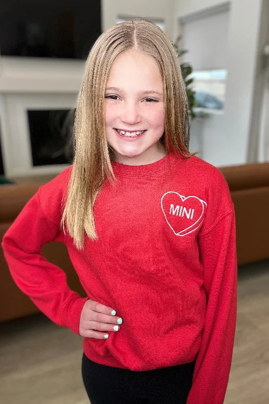 Hazel Blues® | Matching Mini Embroidered Sweatshirt Hoodie with Bell Sleeves Flared Feminine Hazel Blues® | Matching Mini Embroidered Sweatshirt Hoodie with Bell Sleeves Flared Feminine