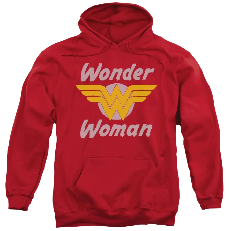 DC Comics Wonder Wings - Pullover Hoodie Fitted Ribbed Sweater