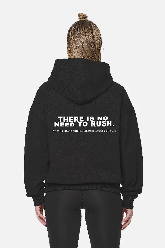 Paluma Oversized Hoodie Black Hoodie with Relaxed Fit Easy Casual