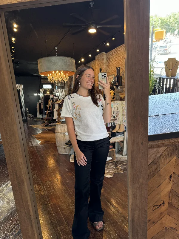 Ariat Trouser Mid-Rise Forever Black Wide Leg Pant ✙ON SALE NOW: 50% OFF✙ Trousers trendy modern Ariat Trouser Mid-Rise Forever Black Wide Leg Pant ✙ON SALE NOW: 50% OFF✙ Trousers trendy modern