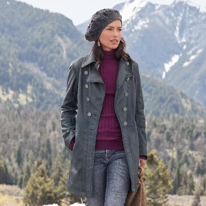Carmichael Trench Coat, Petite Tweed Herringbone Houndstooth