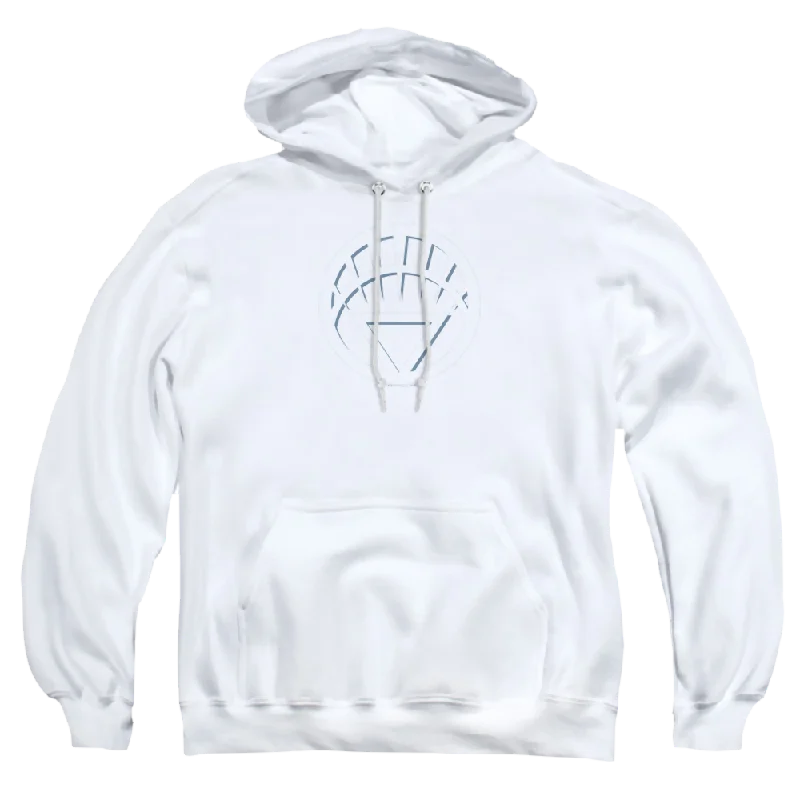 Green Lantern White Lantern Logo - Pullover Hoodie Open Front Cardigan
