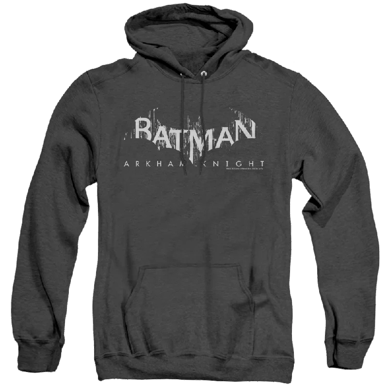 Batman Arkham Knight Ak Splinter Logo - Heather Pullover Hoodie Chenille Soft Sweater