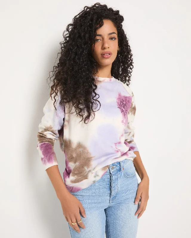 Golden Hour Tie Dye Graphic Sweatshirt Hoodie with Drawstring Waist Adjustable Fitted Golden Hour Tie Dye Graphic Sweatshirt Hoodie with Drawstring Waist Adjustable Fitted