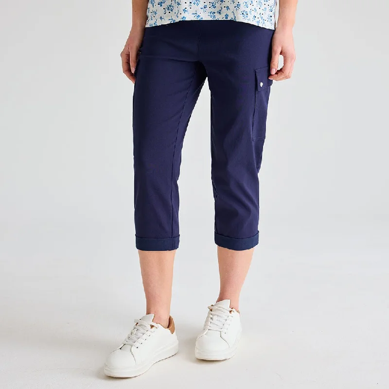 Ladies Navy 3/4 Combat Trouser Trousers Review Highly