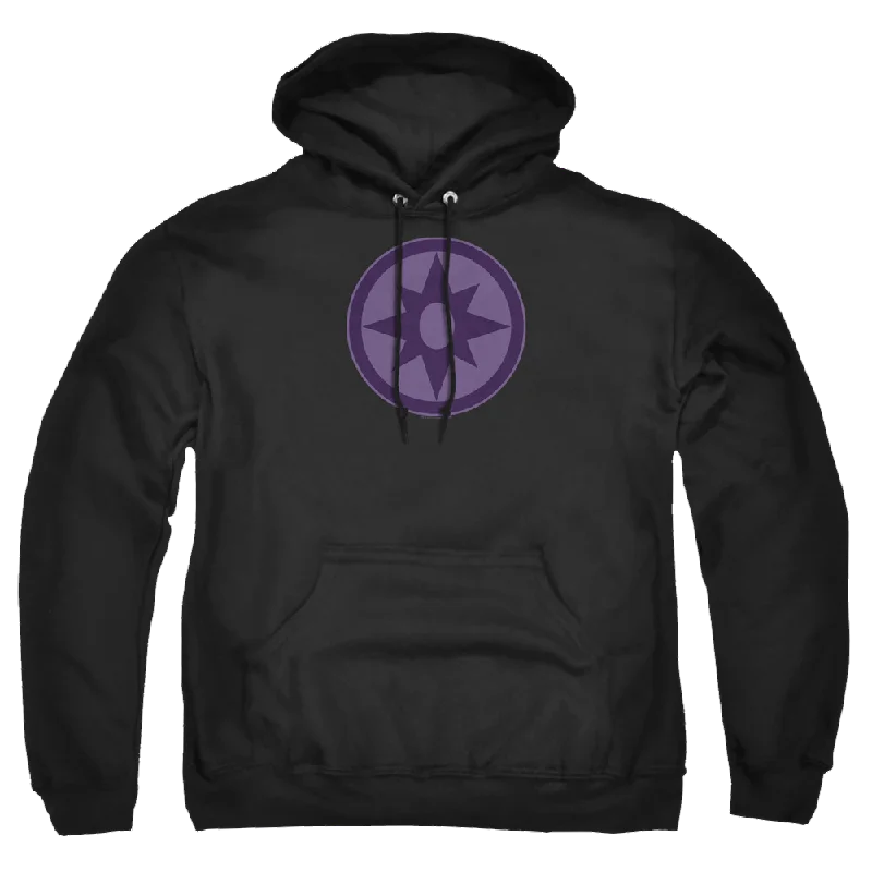Green Lantern Sapphire Symbol - Pullover Hoodie Angora Wool Cozy