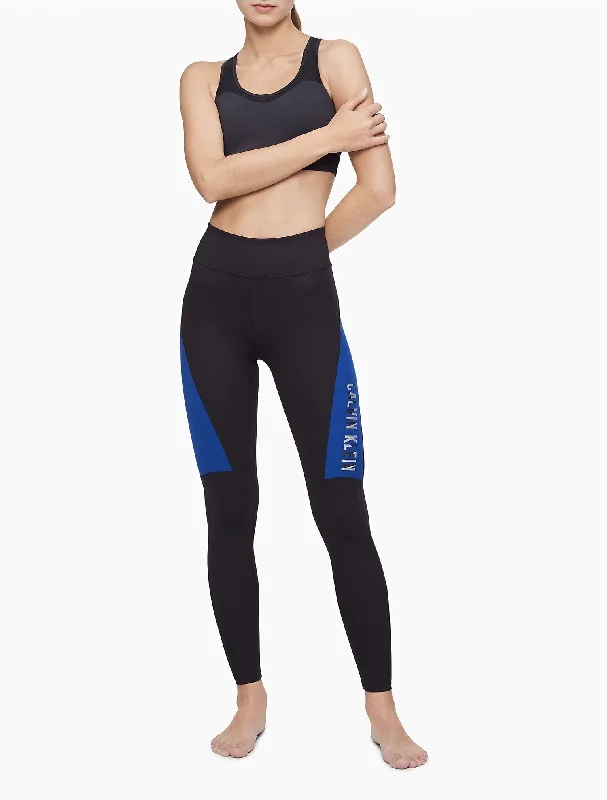 Calvin Klein Performance Colorblock Logo High Waist Leggings - Women Comfortable Slip-On Leggings Calvin Klein Performance Colorblock Logo High Waist Leggings - Women Comfortable Slip-On Leggings