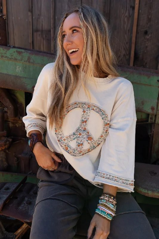 Beatrix Pullover - Beige Angora Wool Cozy