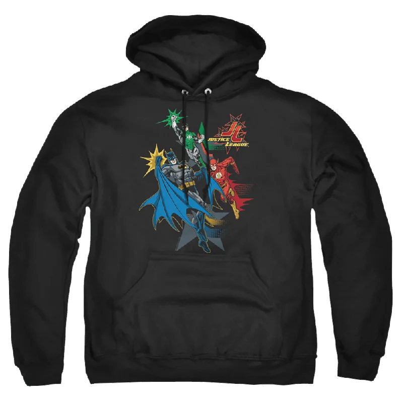 Justice League Action Stars Pullover Hoodie Set Sleeve Pullover