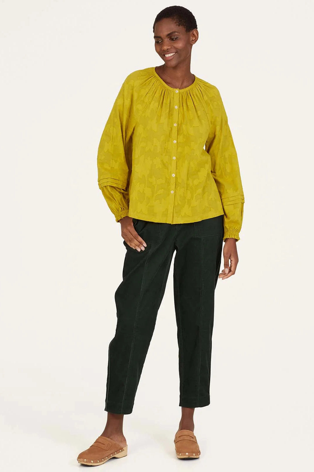 Thought Milou Organic Cotton Corduroy Trousers Trousers Seasonal Trendy