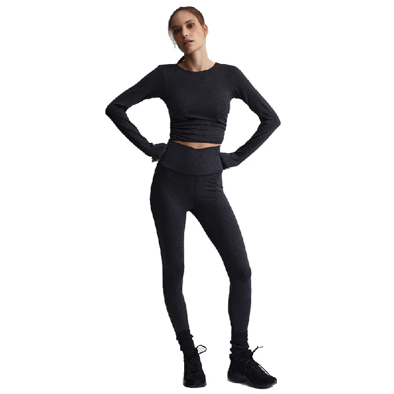 Varley Always Warm Super High 25 Black Marl Womens Leggings Stylish Pockets Active Leggings Varley Always Warm Super High 25 Black Marl Womens Leggings Stylish Pockets Active Leggings