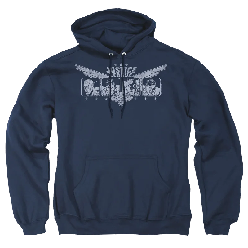 Justice League Justice Wings Pullover Hoodie High Neck Pullover