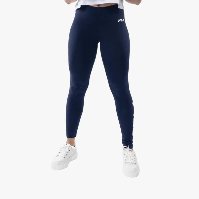 Fila Womens Asta Leggings Peacoat Stylish Ankle-Length Leggings