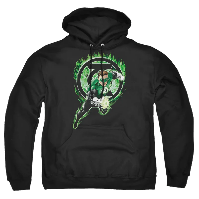 Green Lantern Space Cop - Pullover Hoodie Fitted Ribbed Sweater