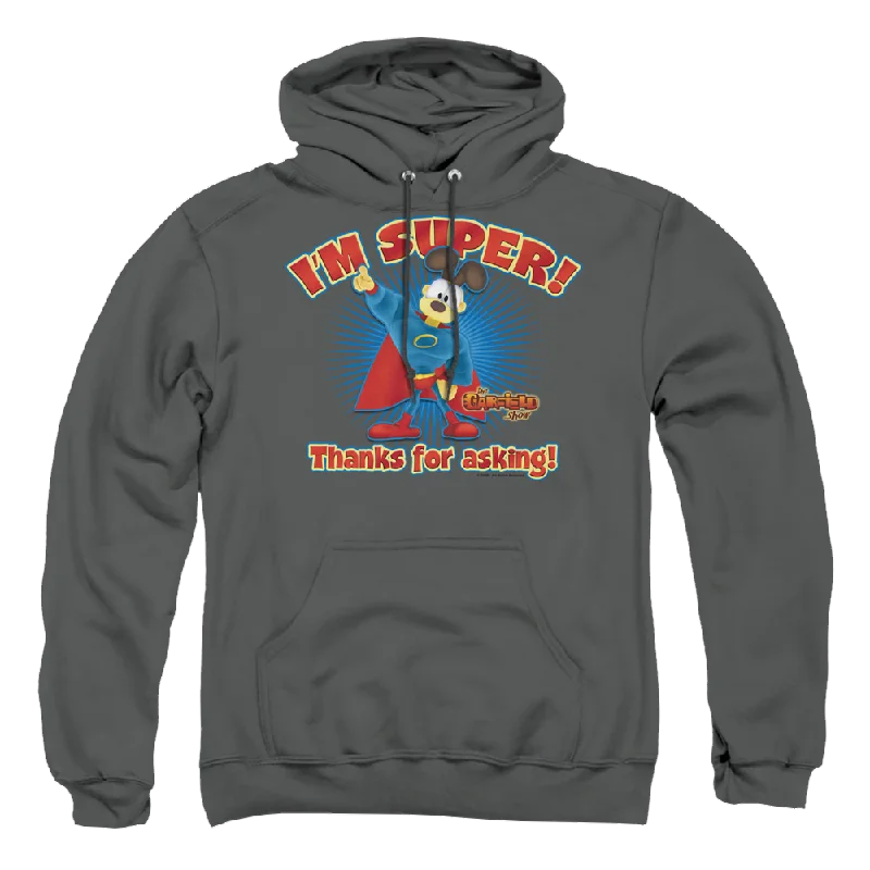 Garfield Super - Pullover Hoodie V-Neck Stylish Pullover