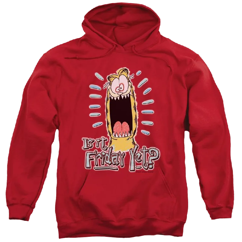 Garfield Friday - Pullover Hoodie Keyhole Neck Pullover