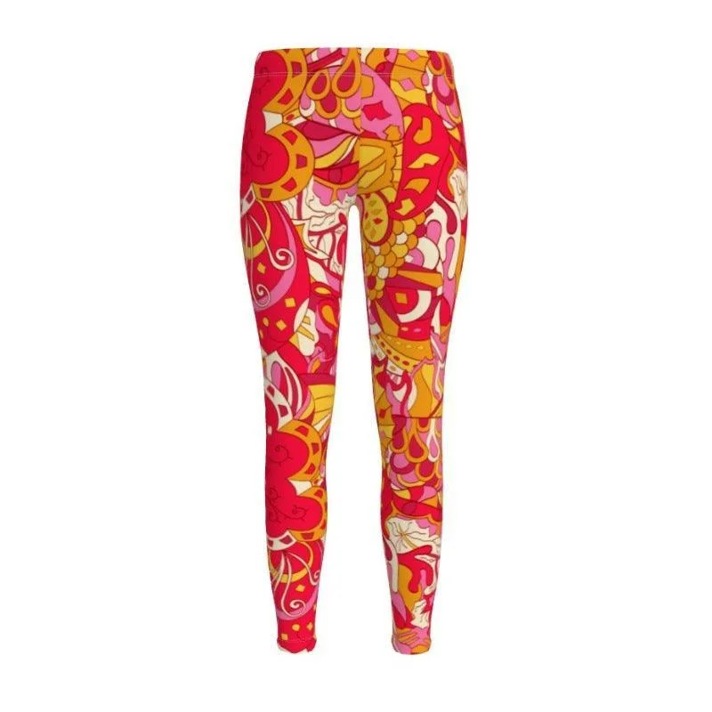 Decora LYCRA® Mid-Rise Leggings Comfortable Capri-Length Leggings