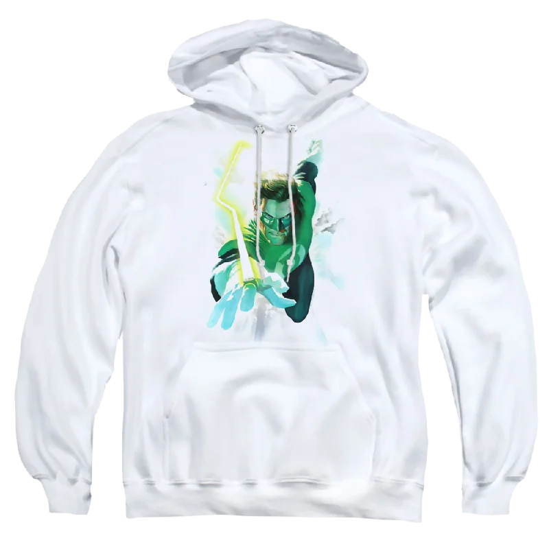 Green Lantern Clouds - Pullover Hoodie Bateau Neck Pullover