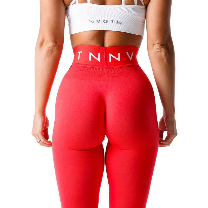 NVGTN Sport Seamless Leggings High Waist Naked Feeling Leggings Women Fitness Running Yoga Leggings Elegant Stretchy Faux Leather Leggings NVGTN Sport Seamless Leggings High Waist Naked Feeling Leggings Women Fitness Running Yoga Leggings Elegant Stretchy Faux Leather Leggings