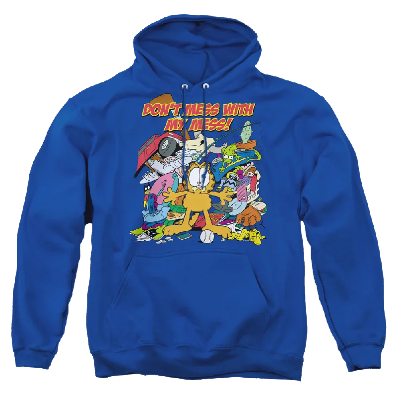 Garfield My Mess - Pullover Hoodie Ruffle Sleeve Feminine