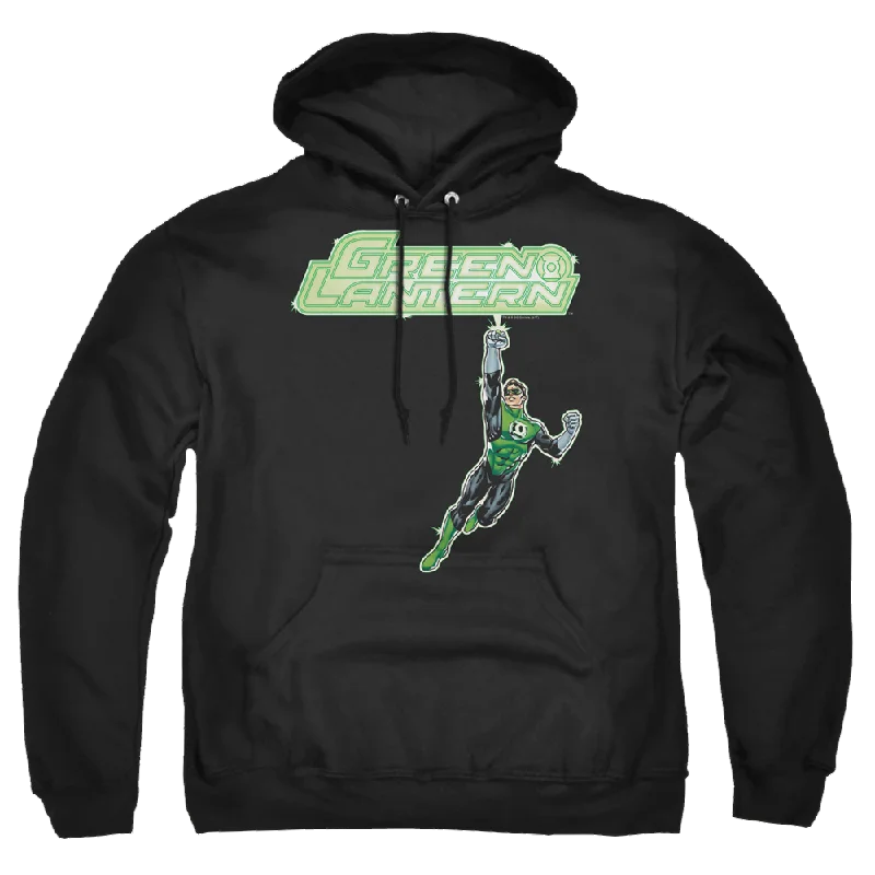 Green Lantern Energy Construct Logo - Pullover Hoodie Wrist Length Sleeve