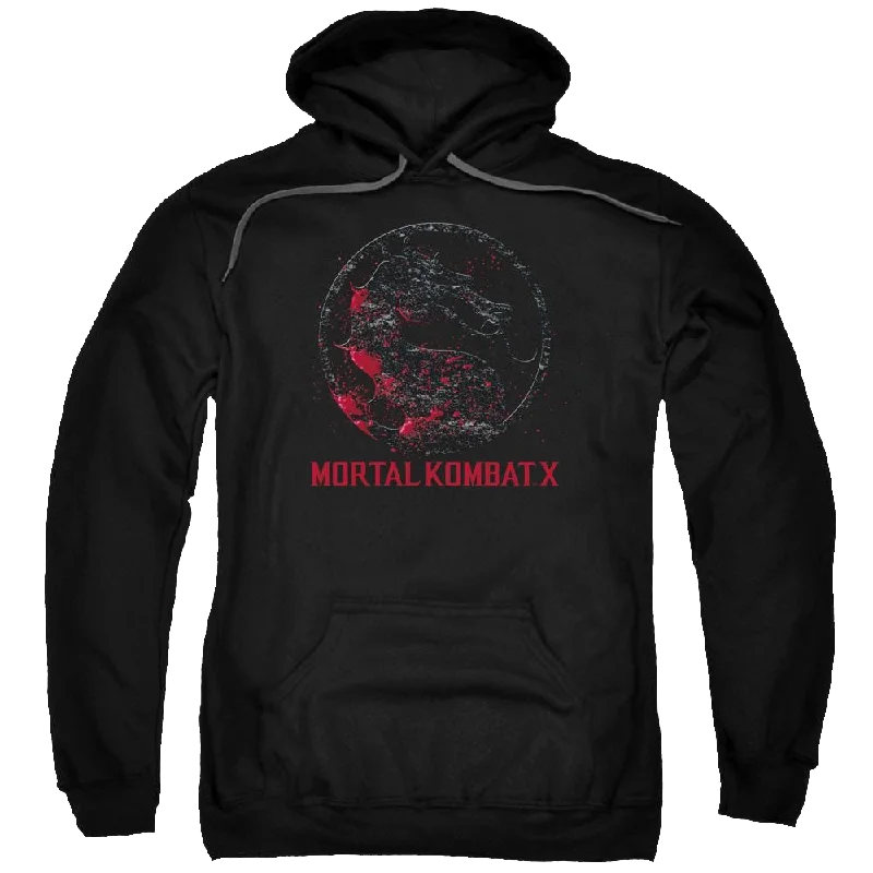 Mortal Kombat Bloody Seal Pullover Hoodie Cap Sleeve Casual