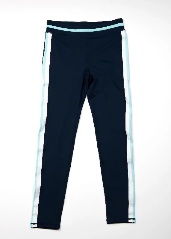 Women's Performance Leggings Comfortable Ribbed Waistband Leggings