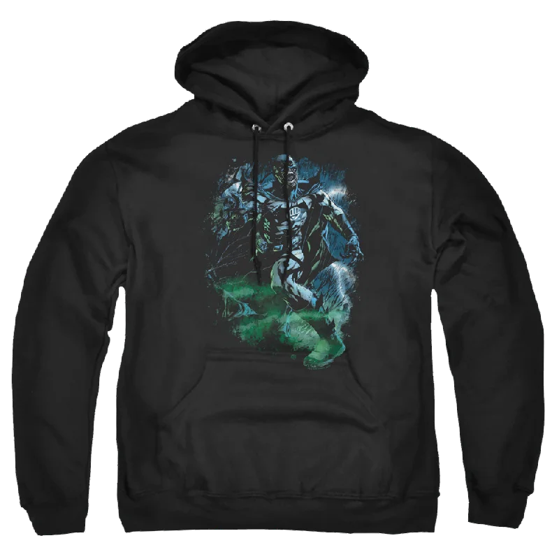 Green Lantern Black Lantern Batman - Pullover Hoodie Kimono Neck Pullover