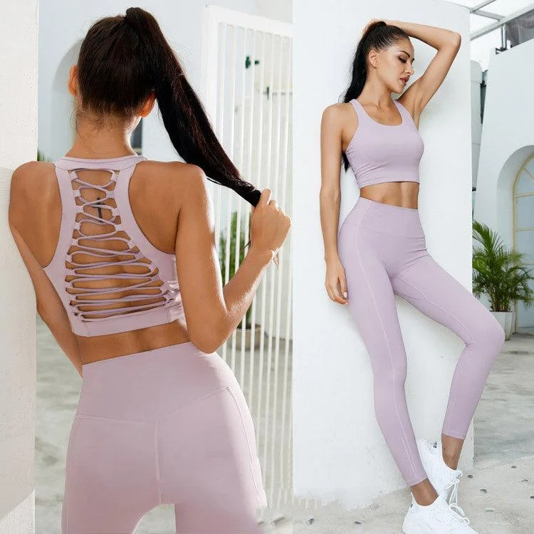 Best Tie Rope Shockproof Gather Bra Reflective Hip Hip Peach Trousers Running Yoga Fitness Suit Trousers versatile functional Best Tie Rope Shockproof Gather Bra Reflective Hip Hip Peach Trousers Running Yoga Fitness Suit Trousers versatile functional