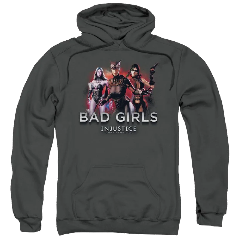 Injustice Gods Among Us Bad Girls Pullover Hoodie Chunky Knit Pullover