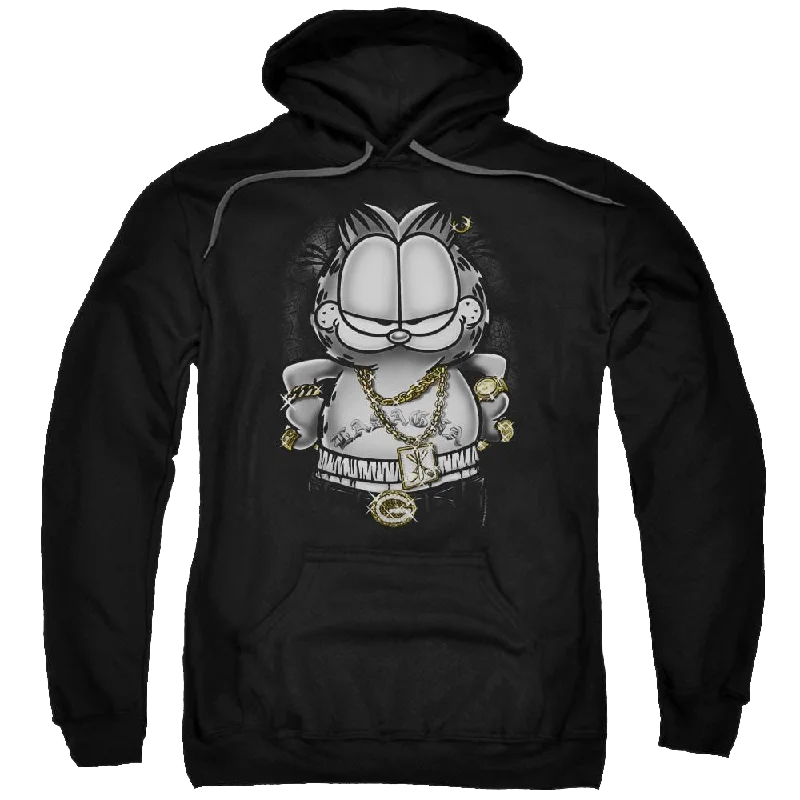 Garfield Lasagna For Life - Pullover Hoodie Slim Sleeve Pullover