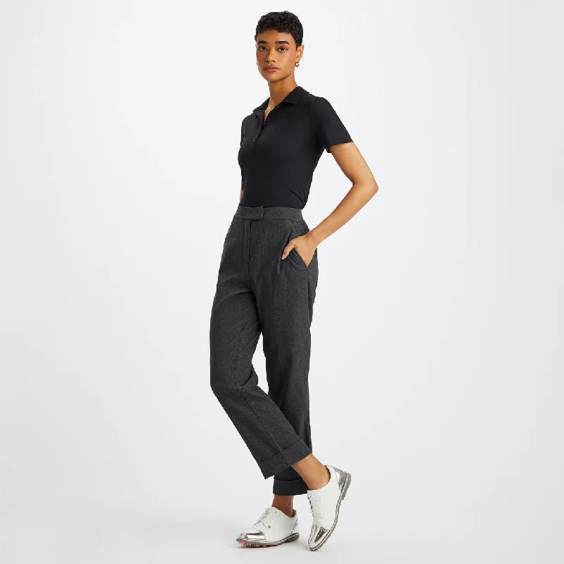 G/FORE 23SS WOMEN CUFFED GLEN PLAID STRETCH TROUSER Trousers practical durable