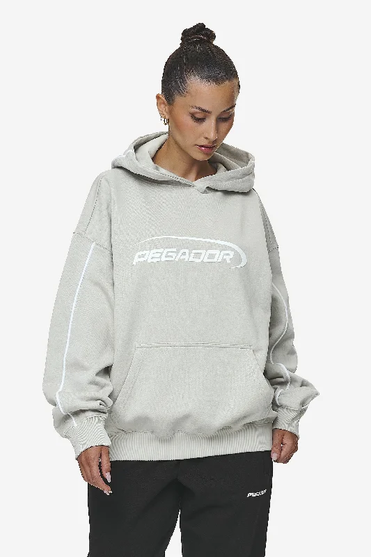 Naomi Oversized Hoodie Washed Moon Grey Oversized Hoodie Comfort Casual