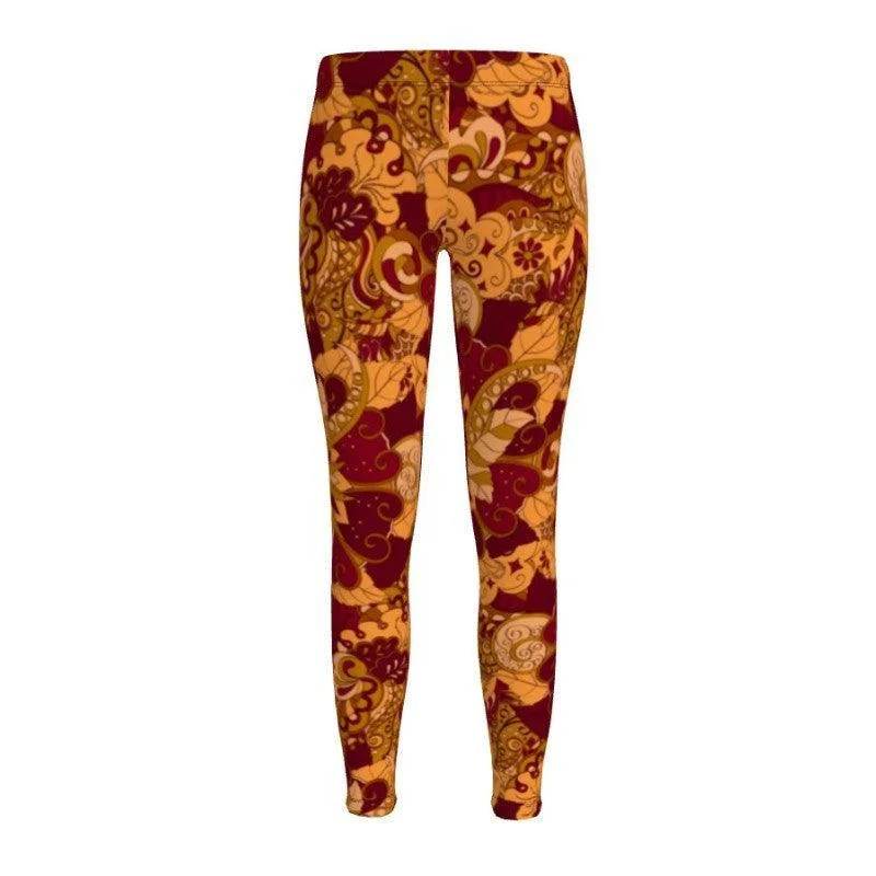 Renai LYCRA® Mid-Rise Leggings Fashionable Sports Leggings