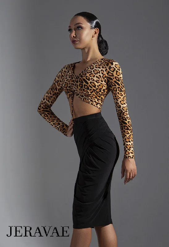 Long Sleeve Crop Top Practice Top with Optional Gather Tie Available in 4 Colors PRA 607 Layered Multi-layer Single Layer Long Sleeve Crop Top Practice Top with Optional Gather Tie Available in 4 Colors PRA 607 Layered Multi-layer Single Layer