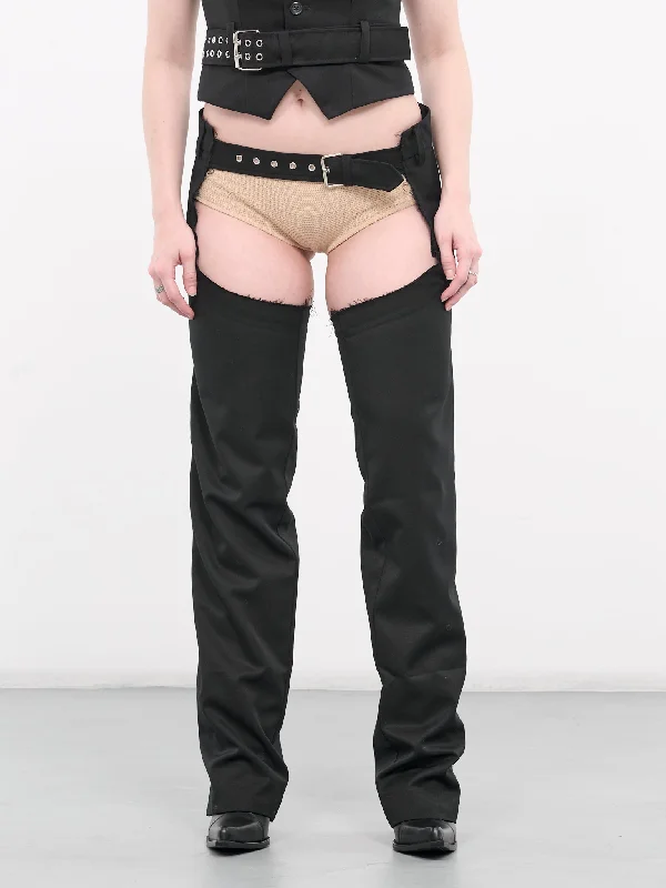 Trouser Chaps (VAQ07P102-BLACK) Trousers Chinos Classic