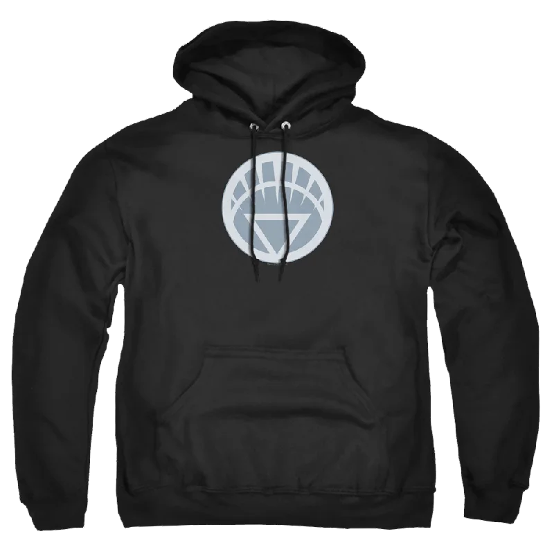 Green Lantern White Symbol - Pullover Hoodie Crew Neck Wool