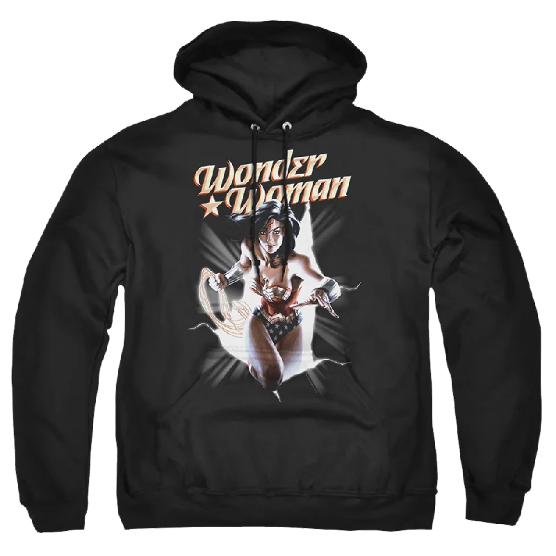Justice League Ww Break Out Pullover Hoodie Halter Neck Top