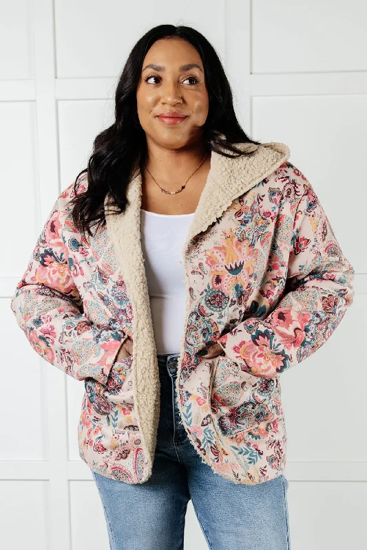 Hazel Blues® | Beautiful Things Sherpa Lined Hoodie Hoodie with Hem Drawcord Adjustable Customizable Hazel Blues® | Beautiful Things Sherpa Lined Hoodie Hoodie with Hem Drawcord Adjustable Customizable