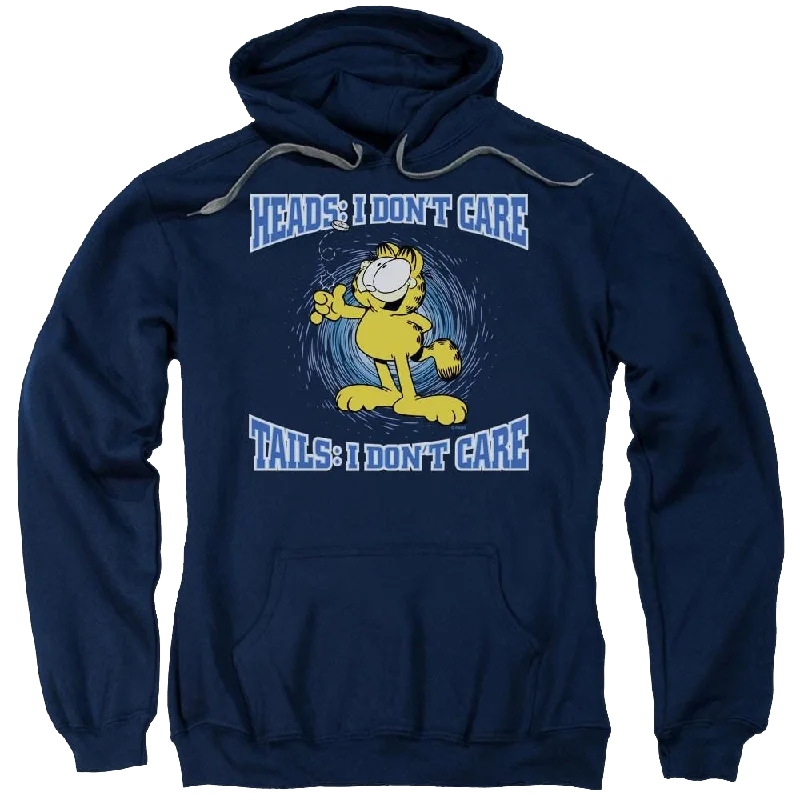 Garfield Heads Or Tails - Pullover Hoodie Boxy Neck Sweater