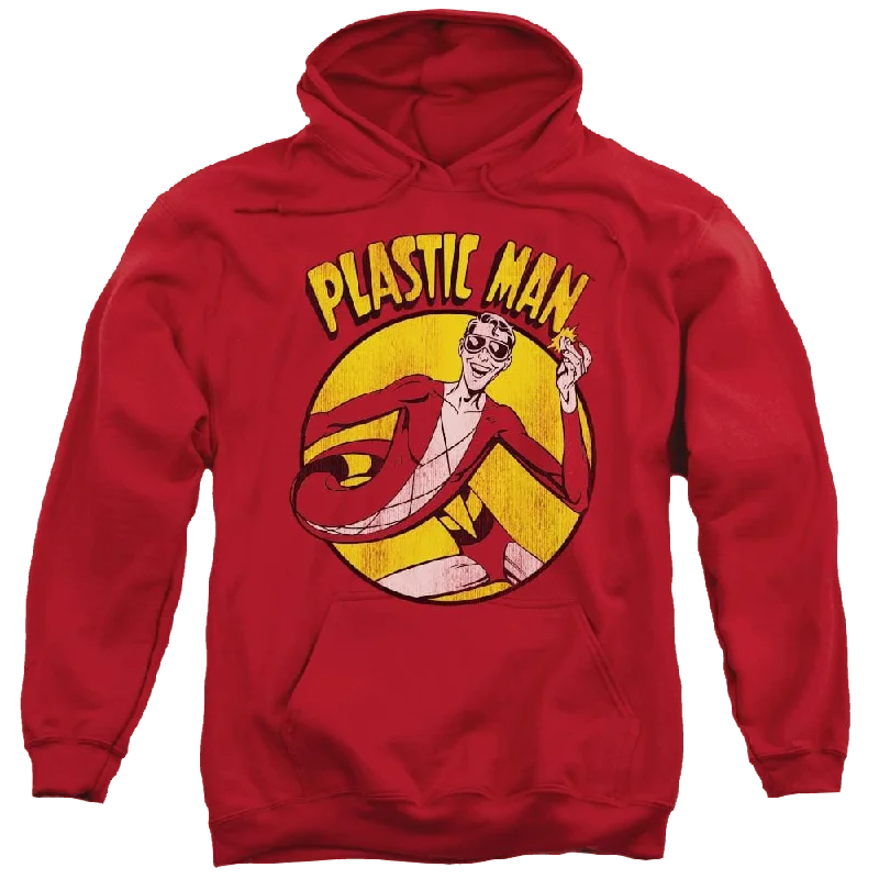 DC Comics Plastic Man - Pullover Hoodie Ruffle Sleeve Feminine