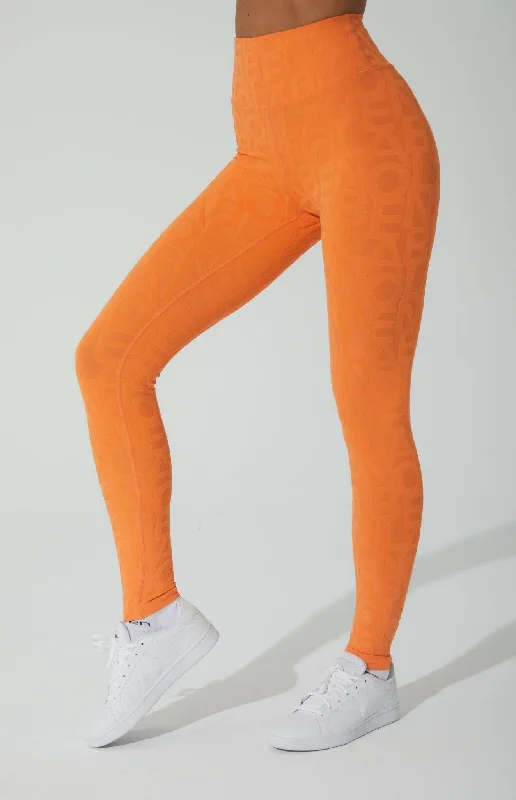 Classic Déese Fleur Legging 3D - Sunset Comfortable Zip-Up Leggings