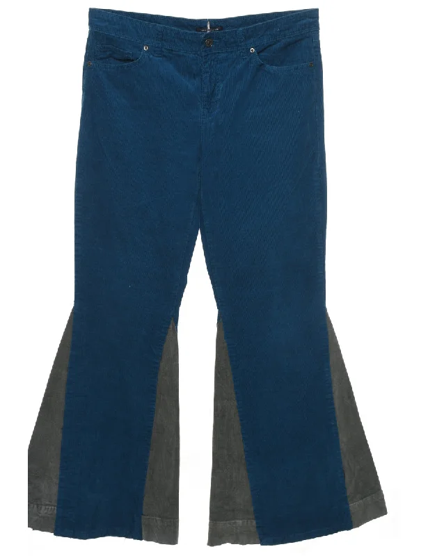 Tommy Hilfiger Flared Corduroy Trousers - W33 L30 Trousers Travel Practical